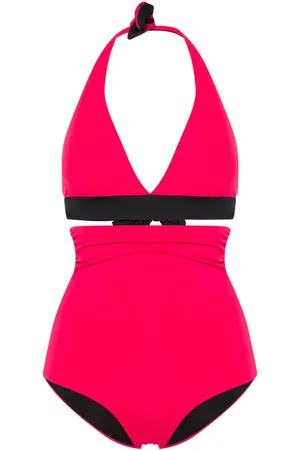 CHIARA BONI Triangle-cup high-waisted bikini