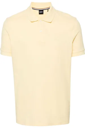 HUGO BOSS Logo-embroidered cotton polo shirt