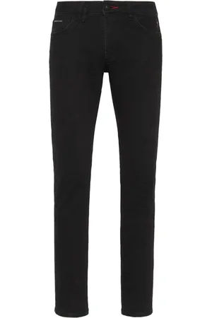 Philipp Plein Lion Circus mid-rise slim-fit jeans