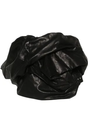 Rick Owens Draped Bustier leather top