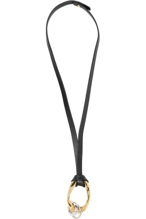 Jil Sander Oversize-pendant leather chocker