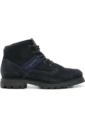 Bugatti Vivo logo-tape suede boots