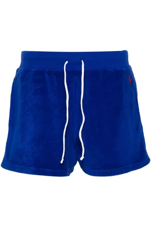 Ralph Lauren Pony-embroidered towelling mini shorts