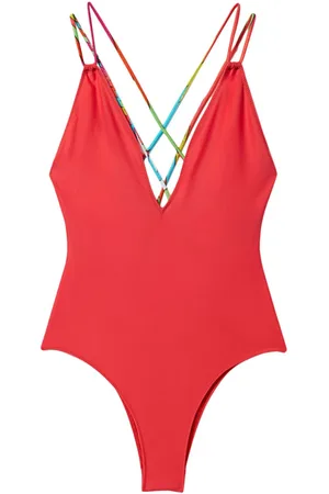 Puccini Iride-strap open-back swimsuit