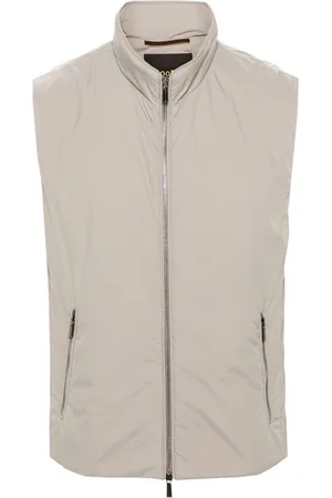 MOORER Marmo padded gilet