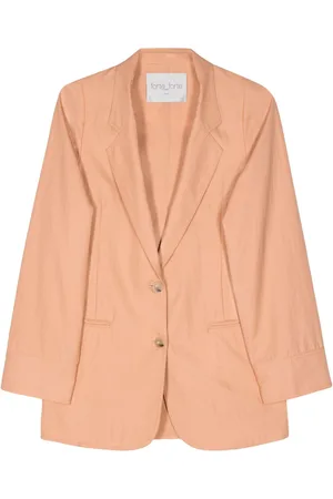 FORTE FORTE Italian-vents twill blazer