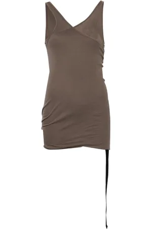 Rick Owens Double Ziggy Banana jersey tank top