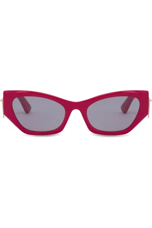 Moschino Zip-detail cat-eye sunglasses