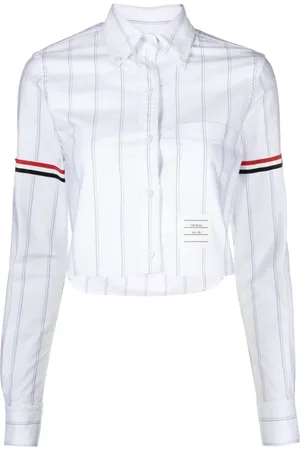 Thom Browne Cropped striped shirt