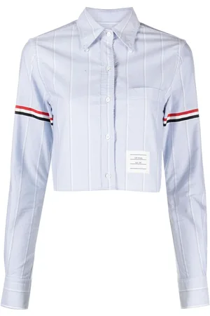 Thom Browne RWB-stripe cotton shirt