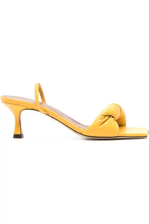 LORENA ANTONIAZZI Twisted leather sandals