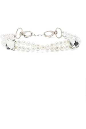 Atu Body Couture X Shir Fine Jewellery twist-detail beaded necklace