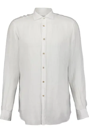 Boglioli Long-sleeve linen shirt