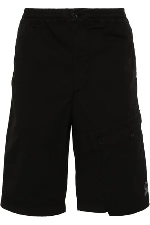 C.P. Company Logo-embroidered cargo shorts