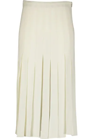 GABRIELA HEARST Binka pleated wool skirt