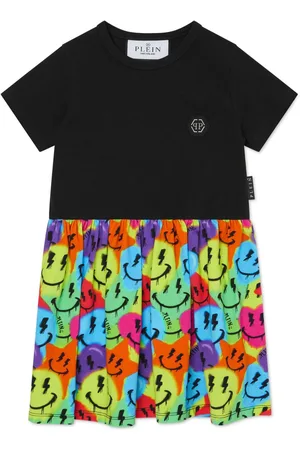 Philipp Plein Smile cotton mini dress