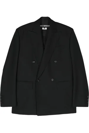 JUNYA WATANABE Unfinished-effect open-back blazer