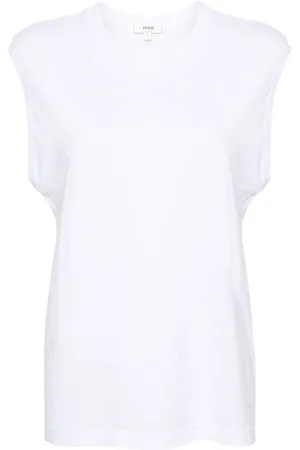 AGOLDE Crew-neck cotton tank top