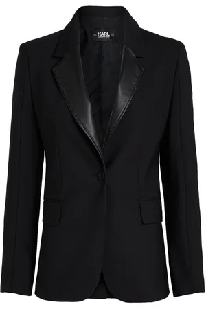 Karl Lagerfeld Slit-sleeve tailored blazer