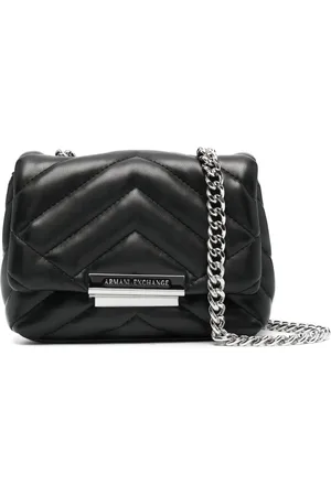 Armani Exchange Chevron-quilted mini bag