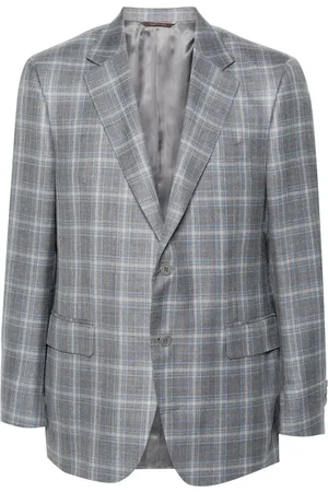CANALI Tartan-pattern blazer