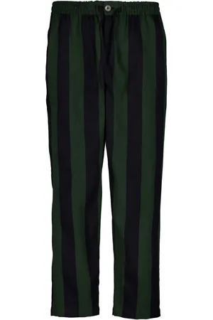 Marrakshi Life Striped cotton trousers