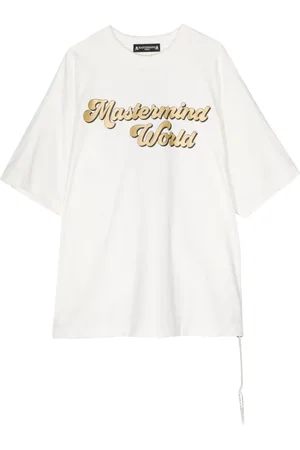 MASTERMIND Glitter Skull cotton T-shirt