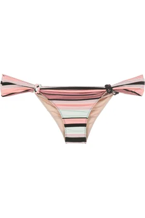 CLUBE BOSSA Rings striped bikini bottoms
