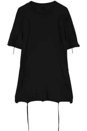 MASNADA Strap-detail cotton T-shirt