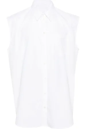 Helmut Lang Logo-embroidered poplin shirt