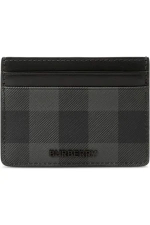 Burberry Check-pattern card holder