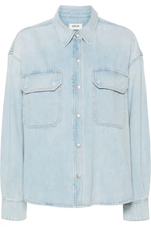 AGOLDE Gwen Slice denim shirt