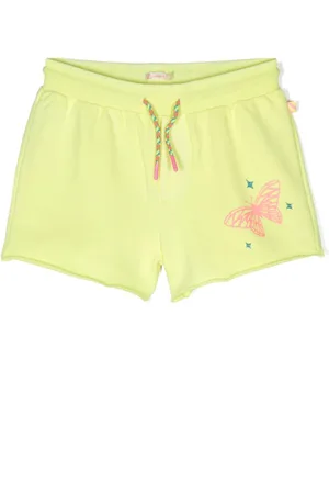 Billieblush Butterfly-print cotton shorts