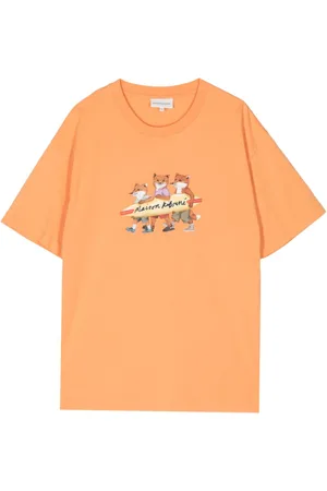 Maison Kitsuné Surfing Foxes cotton T-shirt