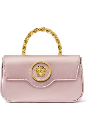 VERSACE La Medusa satin mini bag
