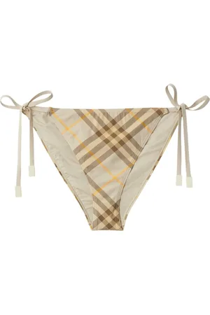 Burberry Check-print bikini briefs