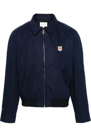 Maison Kitsuné Fox head-patch shirt jacket