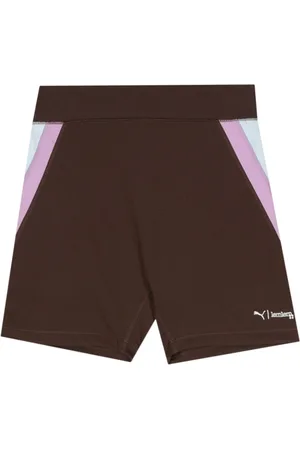 PUMA X lemlem logo-embroidered performance shorts