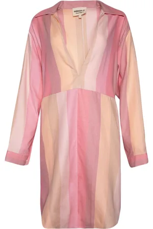Marrakshi Life Stripe-print cotton tunic dress