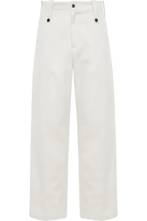 PAURA Kyros cotton straight-leg trousers