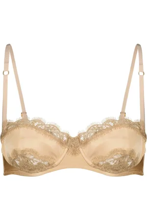 Kiki de Montparnasse Lace Inset balconette bra