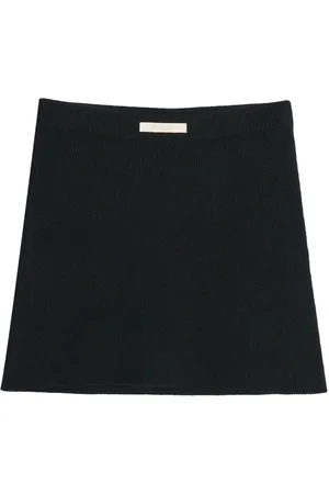 Apparis Logo-patch knit mini skirt
