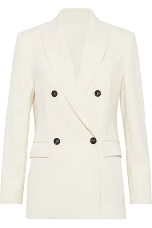 Brunello Cucinelli Double-breasted wool blazer