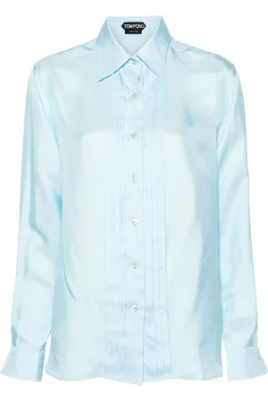 Tom Ford Pleat-detailing silk blend shirt