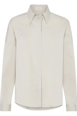 Brunello Cucinelli Monili-embellished shirt