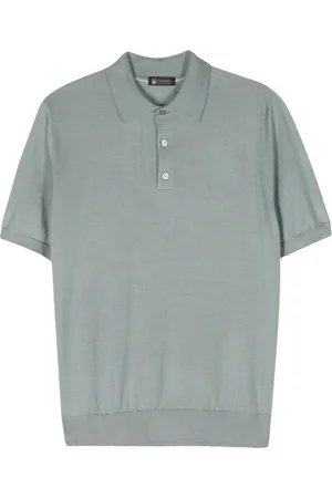 COLOMBO Cashmere-blend polo shirt