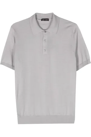 COLOMBO Cashmere-blend polo shirt