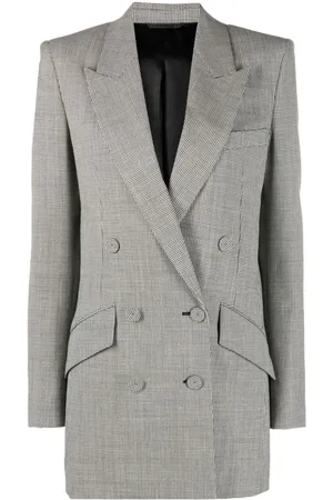 Givenchy Dogtooth-pattern wool blazer