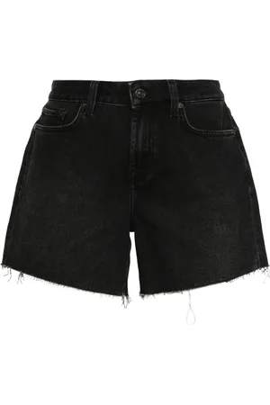 7 for all Mankind Raw-cut denim shorts