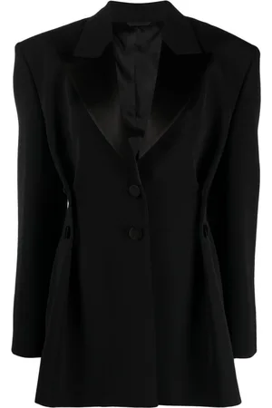 Givenchy Pleated single-breasted wool blazer